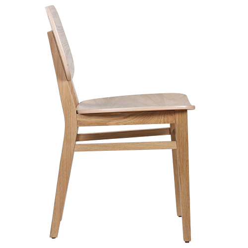 Dubové židle bistro dřevo