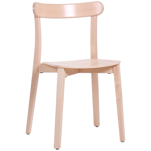 Dřevěné restaurační bistro židle
