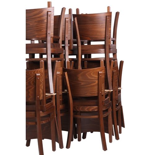 Stohovatelné dřevěné židle 