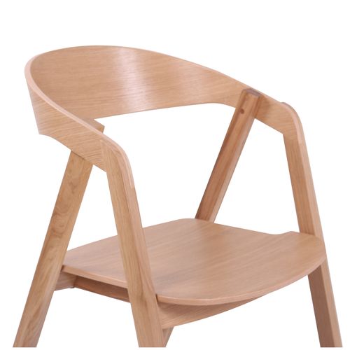 Drevené dubové stoličky LEMONA SD s možnosťou stohovania