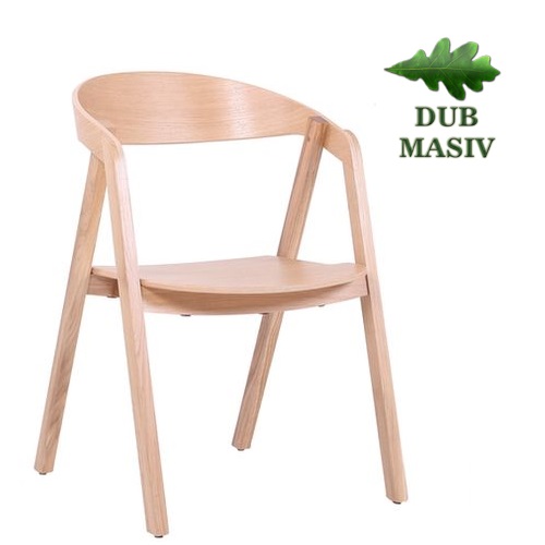 Židle dubové masivní stohování