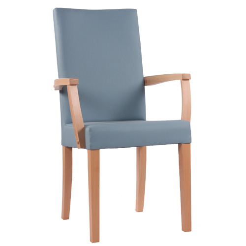 Dřevěné čalouněné židle