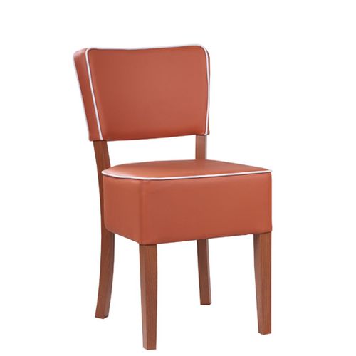 Čalouněné židle do restaurace s paspulí