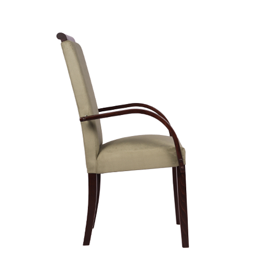 Elegantní čalouněné židle do restaurace