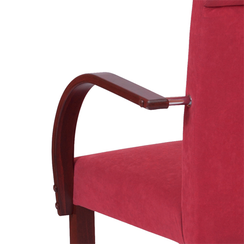 detail dřevěné křeslo