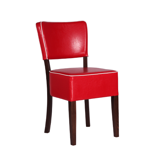 Čalouněné restaurační židle s paspují