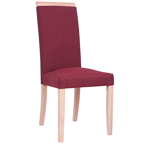 Dřevěné čalouněné židle do restaurace