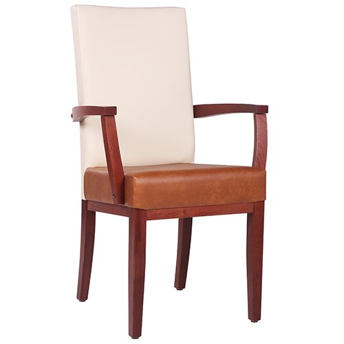 Čalouněné židle s loketní opěrkou