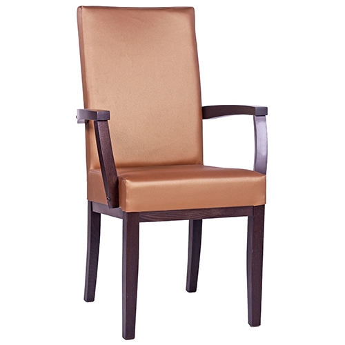 Čalouněné židle do restaurace s opěrkou