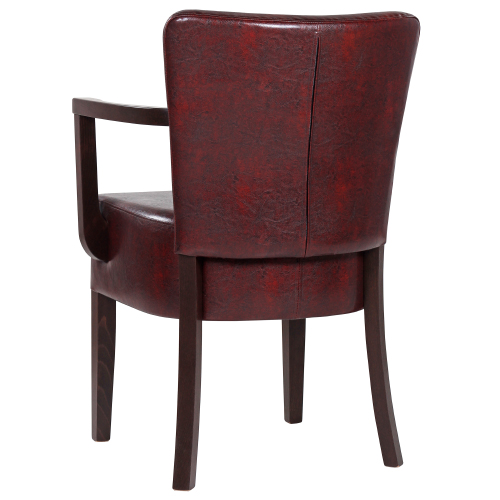 Čalouněné židle do restaurace s loketní opěrkou