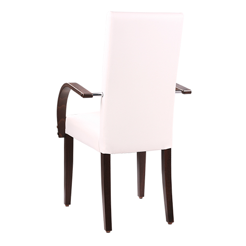 Čalúnené drevené stoličky pre reštaurácie