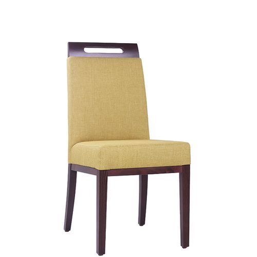 Dřevěné židle s čalouněním do restaurace