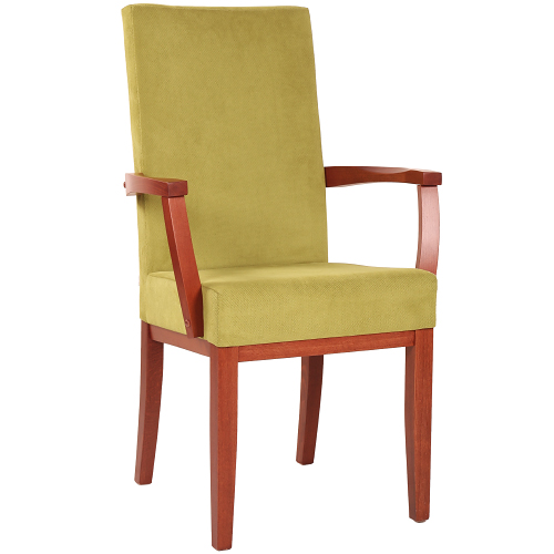 Čalouněné židle do restaurace s opěrkou