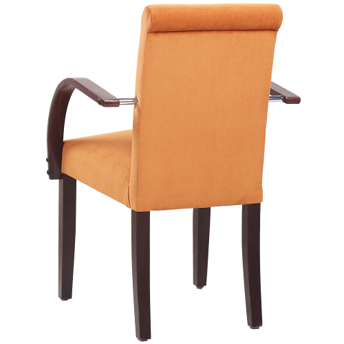 Čalouněné židle do restaurace s loketní opěrkou