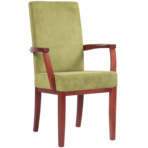 Čalouněné židle pro restaurace s loketní opěrkou