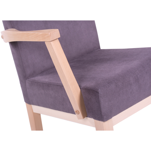 Čalouněné židle pro restaurace s loketní opěrkou