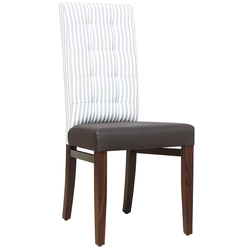 čalúnené stoličky s prešitím