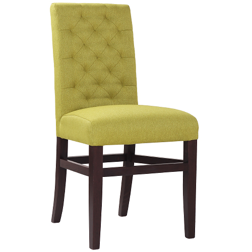 Čalouněné židle s ozdobným prošíváním restaurační