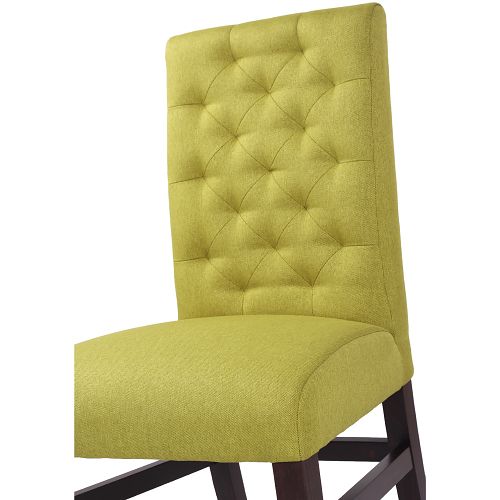 Čalouněné židle s ozdobným prošíváním restaurační