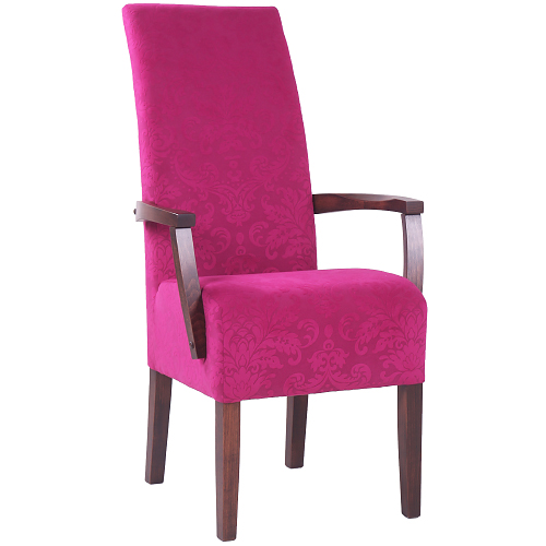 Dřevěné čalouněné elegantní židlepro restaurace