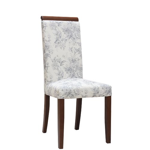 Dřevěná čalouněná židle LINDA dřevěné madlo