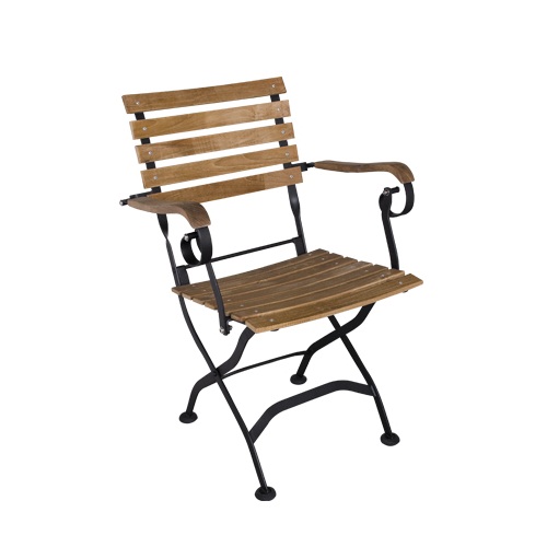 Zahardní sklapovací židle pro pivní předzahrádky