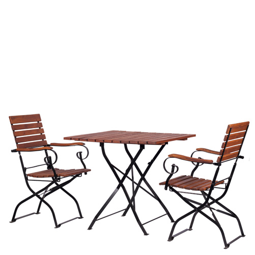 Zahradní židle  sklapovací teakové a akáciové dřevo