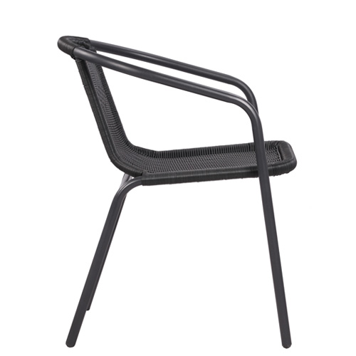 Venkovní židle s možností stohováni umělý ratan