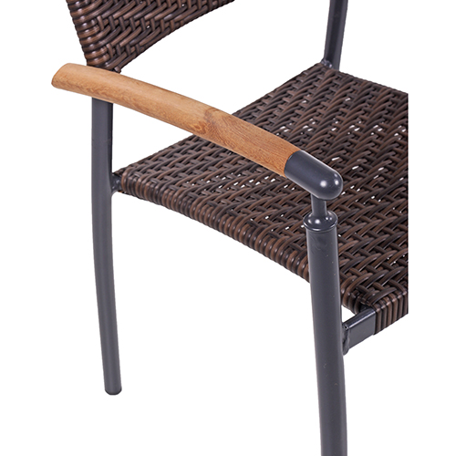 Umělý ratan židle na zahradu