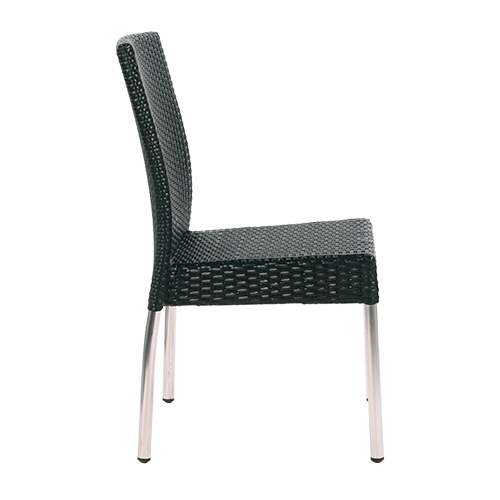 Zahradní židle umělý ratan hliníková konstrukce