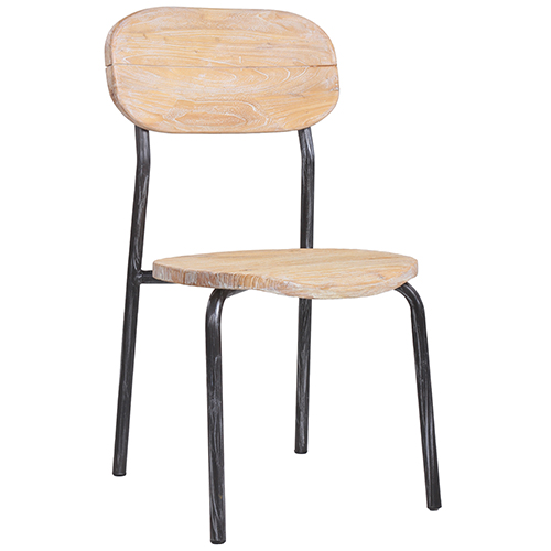 Dřevěné restaurační židle z recyklovaného stavebního dřeva