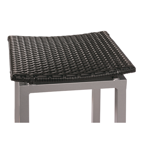 Barové židle hliníkové umělý ratan