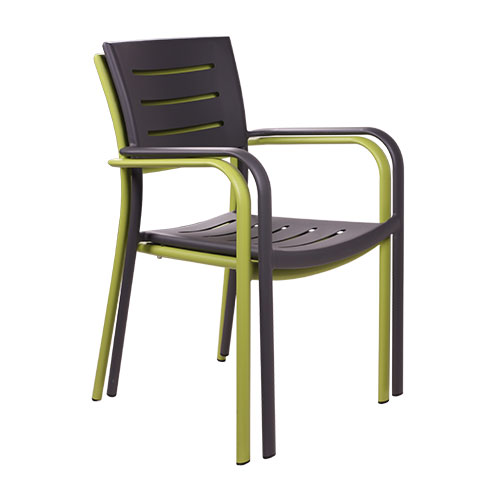 Záhradné hliníkové stoličky