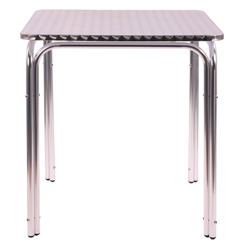 Hliníkové venkovní stoly hranaté