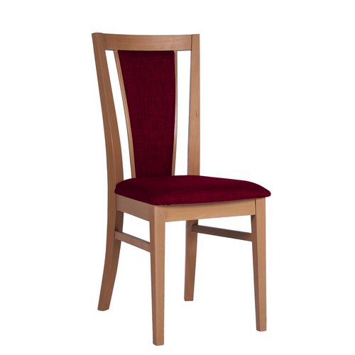 Dřevěné čalouněné jídelní židle