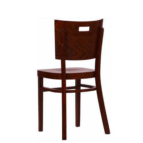 Dřevěné židle s dřevěným sedákem pro restaurace