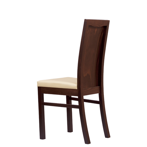 Dřevěná jídelní židle.