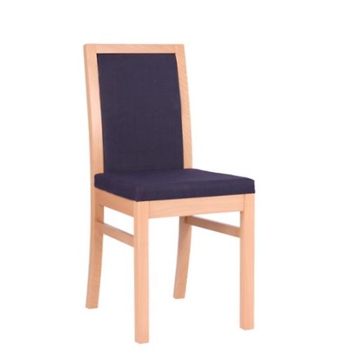 Čalouněné dřevěné jídelní židle