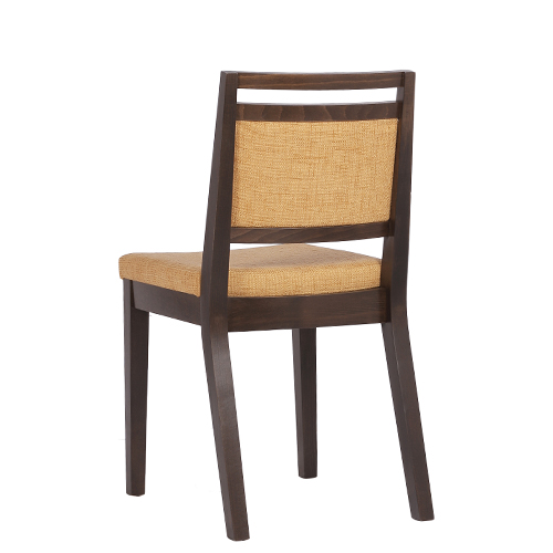 Dřevěná čalouněná stolička