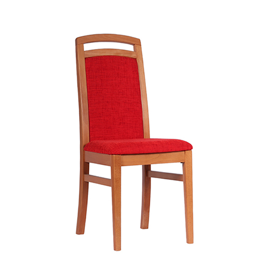 Dřevěná židle čalouněná