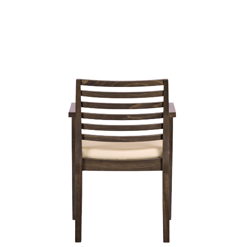Čalouněné dřevěné židle s područkou