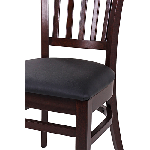 Dřevěné židle čalouněný sedák