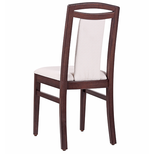 Dřevěné židle do restaurace s čalouněným sedákem