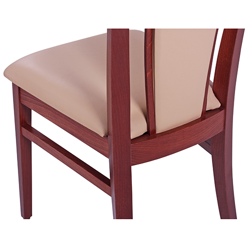 Dřevěné čalouněné židle pro restaurace