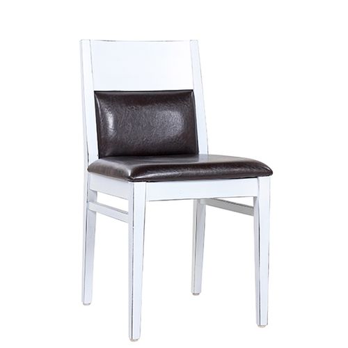 Dřevěné židle LAURETTA V úprava Vintage Look bílá