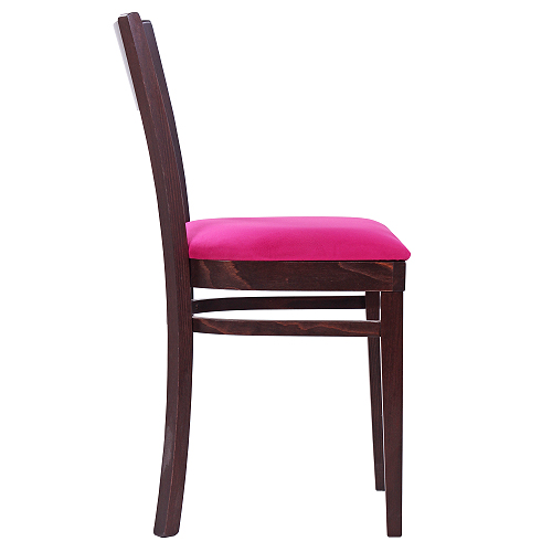 Dřevěné židle čalouněný sedák do restaurace