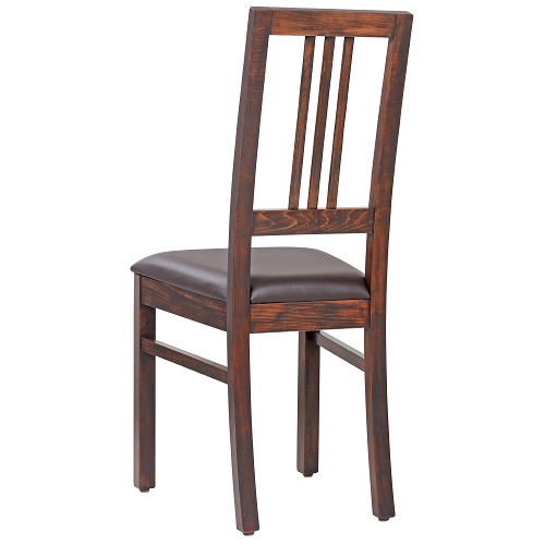 Dřevěné židle do restaurace s čalouněným sedákem