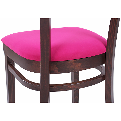 Dřevěné židle ohýbané čalouněné pro restaurace