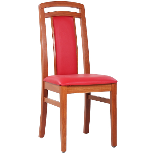 Dřevěné stoličky do restaurace čalouněné