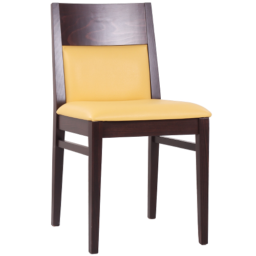 Restaurační dřevěné židle čalouněný sedák